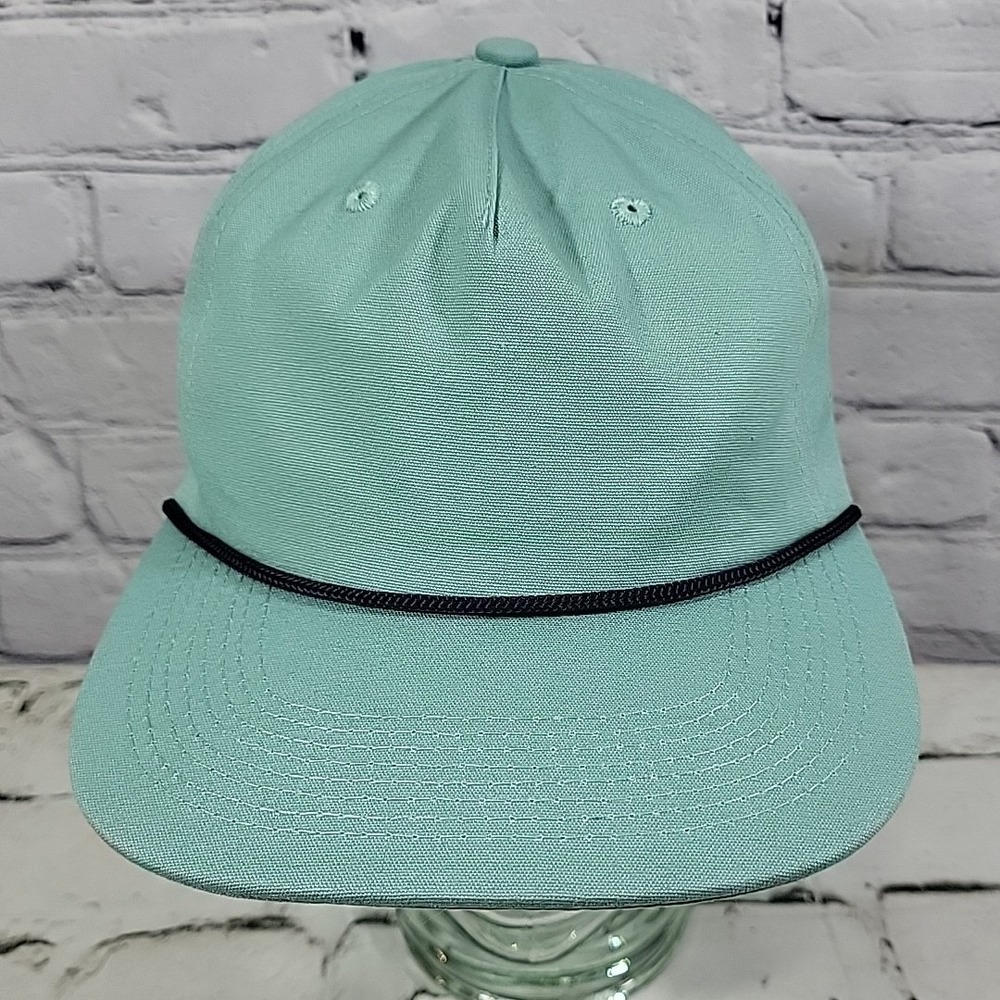 Lemon Headwear Hat Unisex One Size Stormy Blue Canvas Rope Snapback Ball Cap